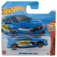 Hot Wheels: 2018 Honda Civic Type R blaues Spielzeugauto 1/64 – Mattel