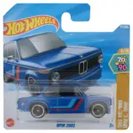 Hot Wheels: BMW 2002 blaues Modellauto 1/64 - Mattel