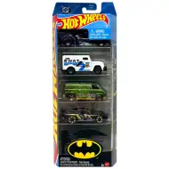 Hot Wheels: Batman Fahrzeuge 5er-Pack - Mattel