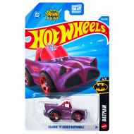 Hot Wheels: Batmobile aus der klassischen TV‑Serie, lila Modellauto im Maßstab 1:64 – Mattel