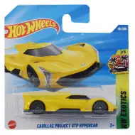 Hot Wheels: Cadillac Project GTP Hypercar gelbes Spielzeugauto 1/64 - Mattel