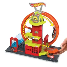 Hot Wheels City: Feuerwache Spielset - Mattel Bild 2
