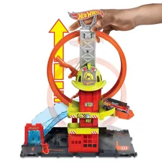 Hot Wheels City: Feuerwache Spielset - Mattel Bild 3