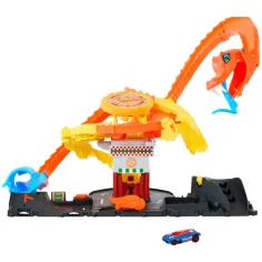 Hot Wheels City: Kobra-Angriff im Pizzaladen Spielset - Mattel Bild 2