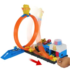 Hot Wheels City: Super Polizeistation Spielset mit kleinem Auto - Mattel Bild 3
