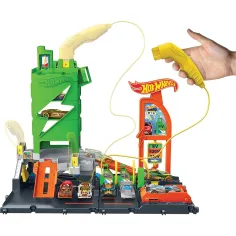 Hot Wheels: City Tankstelle Spielset mit 1 Auto - Mattel Bild 2