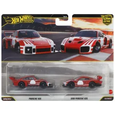 Hot Wheels: Deluxe Porsche 935 und Porsche 935 (2018) – 2er-Pack Spielzeugautos, Maßstab 1:64 - Mattel