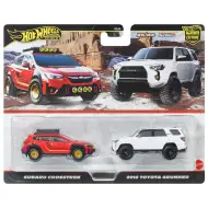 Hot Wheels: Deluxe Subaru Crosstrek und 2018 Toyota 4Runner 2er-Auto-Set 1/64 – Mattel