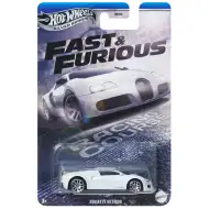 Hot Wheels: Fast &amp; Furious Bugatti Veyron weißes Spielzeugauto 1/64 - Mattel