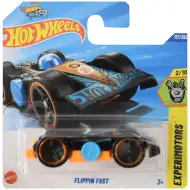 Hot Wheels: Flippin Fast orange-schwarzes Spielzeugauto 1/64 - Mattel