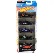 Hot Wheels: Formel 1 2024 5-teiliges Auto-Set 1/64 – Mattel