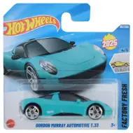 Hot Wheels: Gordon Murray Automotive T.33 türkisfarbenes Spielzeugauto 1/64 - Mattel