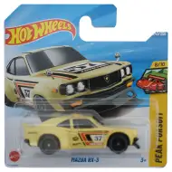 Hot Wheels: Mazda RX-3 gelbes Spielzeugauto 1/64 - Mattel