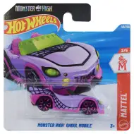 Hot Wheels: Monster High Ghoul Mobile lilafarbenes Mini-Auto 1/64 – Mattel