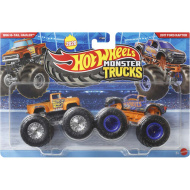 Hot Wheels Monster Trucks: 1956 Hi-Tail Hauler vs 2017 Ford Raptor 2er-Pack 1/64 - Mattel