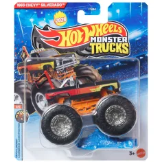 Hot Wheels Monster Trucks: 1983 Chevy Silverado Monster-Truck, 1:64 - Mattel
