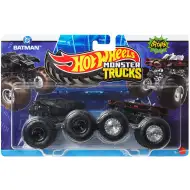 Hot Wheels Monster Trucks: Batman vs. Classic TV Series Batmobil, 2er-Pack 1/64 - Mattel