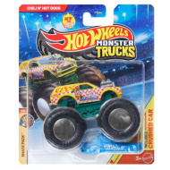 Hot Wheels Monster Trucks: Chili N’ Hot Dogs Monster-Spielzeugauto 1:64 – Mattel