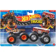Hot Wheels Monster Trucks: HW Tiger Shark vs 5 Alarm Spielzeugautos 2er-Pack 1/64 – Mattel