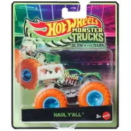 Hot Wheels Monster Trucks: Haul Y’all im Dunkeln leuchtendes 1:64-Spielzeugauto – Mattel