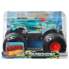 Hot Wheels Monster Trucks Oversized: Dragonizer 1:24 Automodell – Mattel