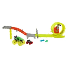 Hot Wheels Monster Trucks: Power Smasher Verfolgungs-Set - Mattel Bild 3