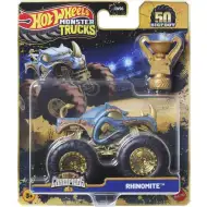 Hot Wheels Monster Trucks: Rhinomite Champion Monsterauto mit Pokal 1/64 – Mattel