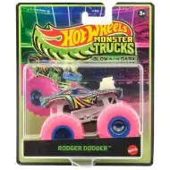 Hot Wheels Monster Trucks Rodger Dodger leuchtendes Auto im Dunkeln 1:64 - Mattel