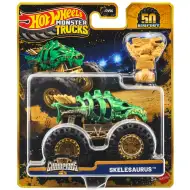 Hot Wheels Monster Trucks: Skelesaurus Champion Monstertruck mit Pokal 1/64 - Mattel