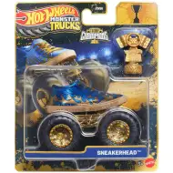 Hot Wheels Monster Trucks: Sneakerhead Champion-Modellauto mit Pokal, Maßstab 1:64 – Mattel