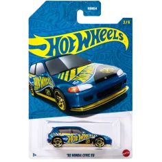 Hot Wheels Pearl & Chrome: 92 Honda Civic EG Modellauto 1:64 - Mattel
