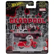 Hot Wheels: Popkultur-Serie – Deadpool Scooter Miniaturauto 1/64 - Mattel