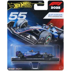 Hot Wheels Premium: Atlassian Williams Racing F1 Team #55 Formel-1-Modellauto 1:64 - Mattel