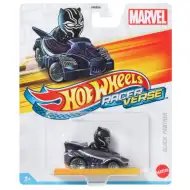 Hot Wheels Race Verse: Schwarzer Panther Auto 1/64 - Mattel