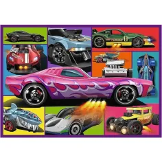 Hot Wheels Rennwagen 4×250-teiliges Puzzle – Trefl Bild 4