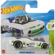 Hot Wheels: Rodger Dodger 2.0 weißes Spielzeugauto 1/64 - Mattel