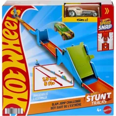 Hot Wheels: Stunt‑Einsteigerset – Slam Jump Challenge Spielset – Mattel