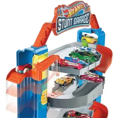 Hot Wheels Stunt-Garage-Bahnset mit kleinem Auto - Mattel Bild 3