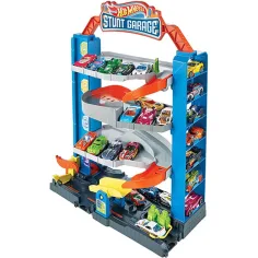 Hot Wheels Stunt-Garage-Bahnset mit kleinem Auto - Mattel Bild 4