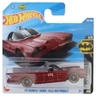 Hot Wheels: TV-Serie Batmobil bordeauxrotes kleines Auto 1/64 - Mattel