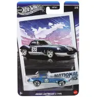 Hot Wheels: Vintage Jaguar Lightweight E‑Type Modellauto 1/64 – Mattel
