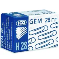 ICO: H28 Büroklammer 28mm 100 Stück