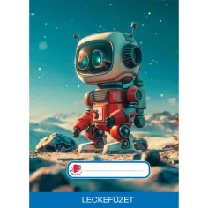 ICO: Hausaufgabenheft A5 mit Igelroboter-Motiv