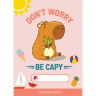 ICO: Hausaufgabenheft A5 mit Süni- und Capybara-Motiv