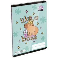 ICO: LizzySuli Lollipop liniertes Heft mit Capybara‑Motiv A/5 16-32