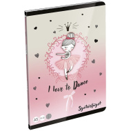 ICO: LizzySuli Lovely Ballerina Tiny Dancer Vokabelheft A5 31-32