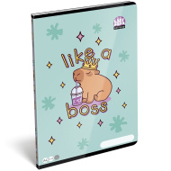 ICO: Lizzysuli Lollipop Capybara – liniertes Heft mit Capybara‑Motiv, A4, 81-32