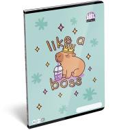 ICO: Lizzysuli Lollipop Capybara gemustertes Blanko-Heft A4 80-32