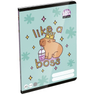 ICO: Lizzysuli Lollipop Capybara, liniertes Heft für die 4. Klasse, A5, 21-32