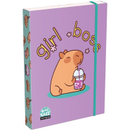 ICO: Lizzysuli Lollipop Heftbox A5 mit Capybara-Motiv